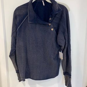 Free People button up sweater
